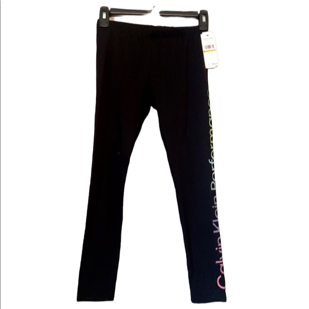 Calvin Klein Girls’ Black Performance Leggings